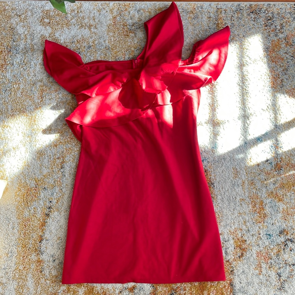Alex + Alex one shoulder dress